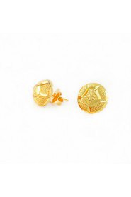 WesternRain Wedding Stud Earrings Women's Gold / Brass Earring Non Stone