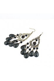 Women's European Style Fashion Bohemian Style Water Droplets Alloy Earrings