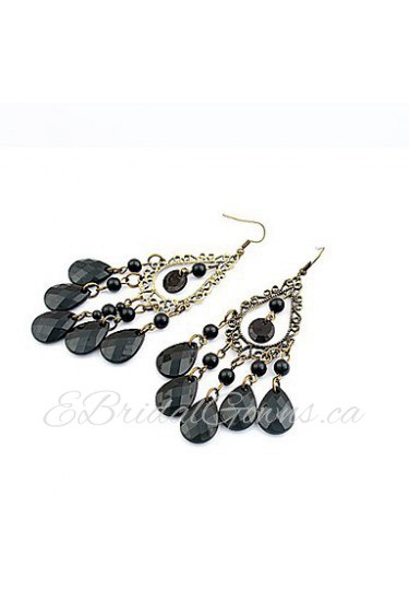 Women's European Style Fashion Bohemian Style Water Droplets Alloy Earrings