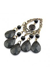 Women's European Style Fashion Bohemian Style Water Droplets Alloy Earrings