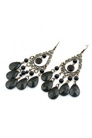 Women's European Style Fashion Bohemian Style Water Droplets Alloy Earrings