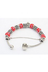 European Style Fashion Cute Sweet Bear Enamel Bracelet