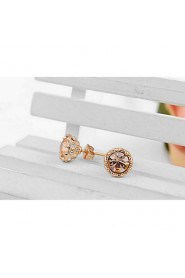 Stud Earrings Women's Alloy Earring Cubic Zirconia