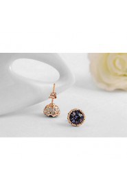 Stud Earrings Women's Alloy Earring Cubic Zirconia