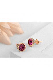 Stud Earrings Women's Alloy Earring Cubic Zirconia