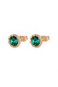 Stud Earrings Women's Alloy Earring Cubic Zirconia