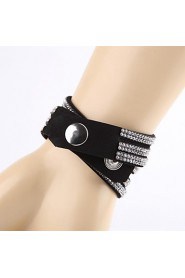 Fashion Rhinestone Buckle Ornamental Bracelet