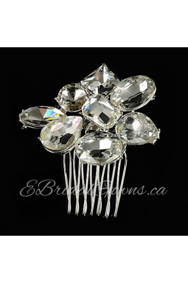 Vintage Wedding Party Bridal Bridesmal Diamond/rhinestones/crystal Handmake Crystal Hair Comb For Women Laides