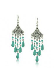 Drop Earrings Women's Alloy Earring Turquoise