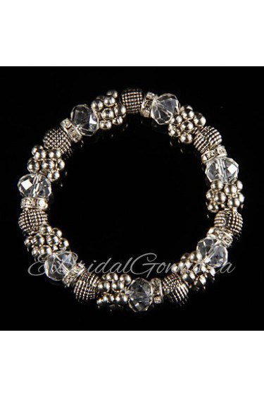 Women's Chain Bracelet Alloy Crystal