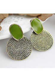 Women's Elegante Personalidade Bronze Alloy Stud Earrings