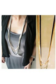 Mixed Color Layers Necklace