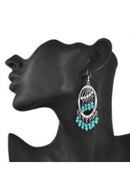 Drop Earrings Alloy Earring Turquoise