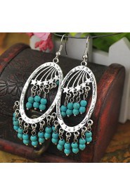 Drop Earrings Alloy Earring Turquoise