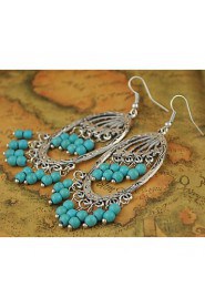 Drop Earrings Alloy Earring Turquoise