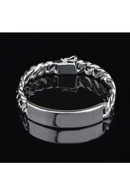 Fashion Sterling Silver Men's Bracelet