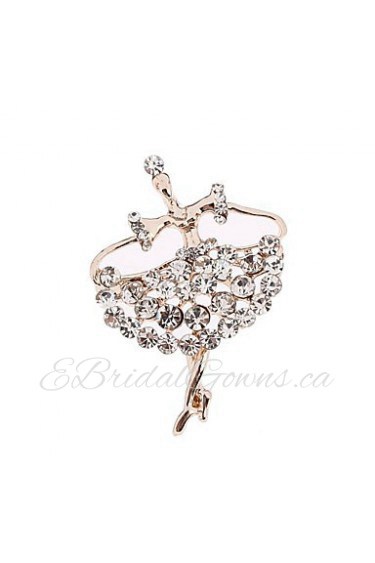 Ladies'/Women's Stainless Steel Brooch Silver