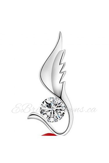 Ladies' Silver Angel Wings Pendant