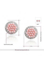 Stud Earrings Women's Alloy Earring Imitation Pearl