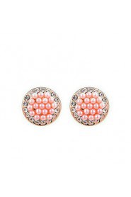 Stud Earrings Women's Alloy Earring Imitation Pearl