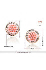 Stud Earrings Women's Alloy Earring Imitation Pearl