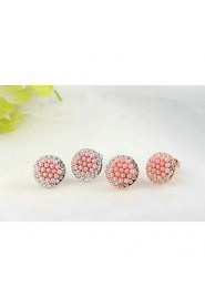 Stud Earrings Women's Alloy Earring Imitation Pearl