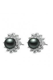 Stud Earrings Women's Imitation Pearl Earring Imitation Pearl