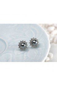 Stud Earrings Women's Imitation Pearl Earring Imitation Pearl