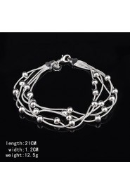 Fashion Sterling Silver Plated Women's Bracelet