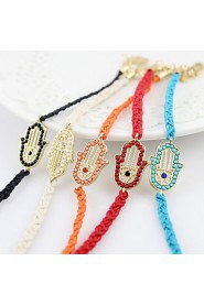 Fashion Rope With Rhinestone Women's Bracelet(More Colors)