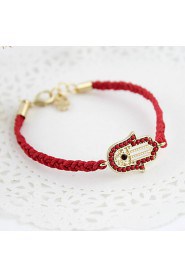 Fashion Rope With Rhinestone Women's Bracelet(More Colors)