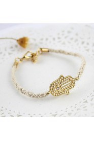 Fashion Rope With Rhinestone Women's Bracelet(More Colors)