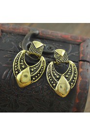 New Vintage Jewelry Earrings Zinc alloy with antique Gold Plated Earring for Woman