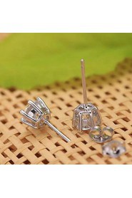 Hotsell Korea 925 Sterling Silver Jewelry Six Claw Stud Earrings