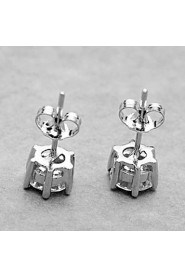 Hotsell Korea 925 Sterling Silver Jewelry Six Claw Stud Earrings