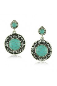 Turquoise stone earrings Green Turquoise Earring Wholesale