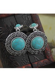 Turquoise stone earrings Green Turquoise Earring Wholesale