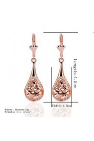 Classic Rose Gold Plated Earrings(More Colors)