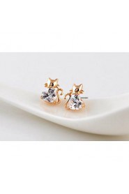 Stud Earrings Couples'/Kid's/Women's Cubic Zirconia Earring Cubic Zirconia