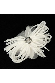 Elegant Satin With Organza Women's Corsage Brooch