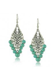 Drop Earrings Women's Alloy Earring Turquoise