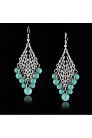 Drop Earrings Women's Alloy Earring Turquoise