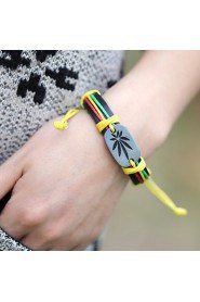 Sweet StylePlant Shape Genuine Leather Lovely Bracelet(Multicolors)(1Pc)