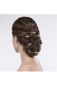 Women Alloy/Net Hair Pin With Rhinestone Wedding/Party Headpiece