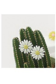 Korean Version Of The Cute Little Daisy Gerbera Daisy Earrings Small Earrings