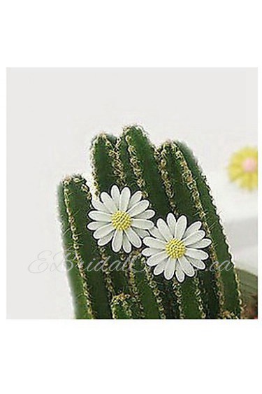 Korean Version Of The Cute Little Daisy Gerbera Daisy Earrings Small Earrings