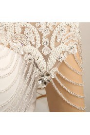 Ladies' Wedding Crystal Rhinestone Flowers Shoulder Chains