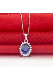 Women's Silver/Alloy/Platinum/Sterling Silver NecklaceAnniversary/Wedding/Engagement/Birthday/Gift/Party/Daily/Special