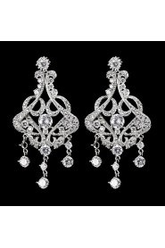 Chandelier Earrings Women's Cubic Zirconia/Alloy Earring