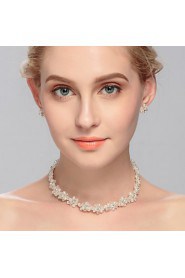 Jewelry Set Women's Anniversary / Wedding / Engagement / Birthday / Gift / Party / Daily / Special Occasion Jewelry Sets Imitation Pearl